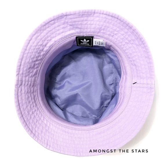 lilac adidas bucket hat